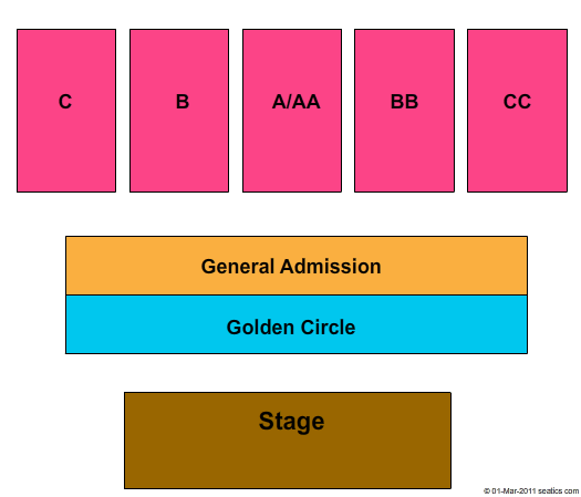 Wild West Arena Seating Chart