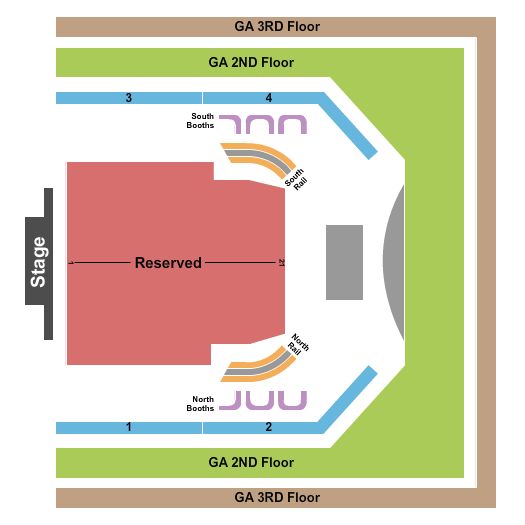 Category 10 Seating Chart: Endstage