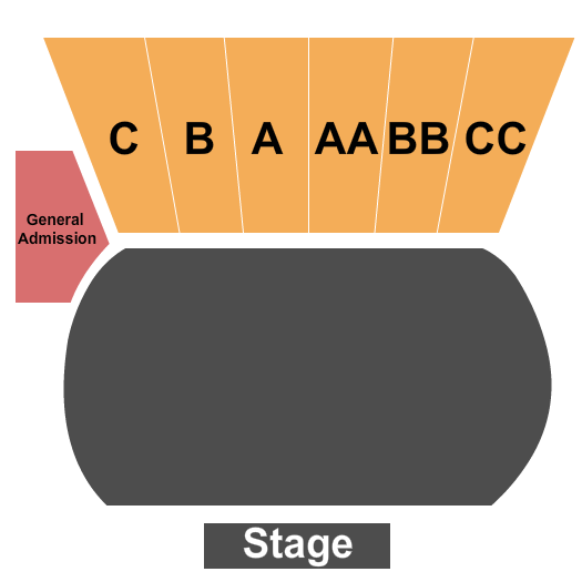 Wild West Arena Seating Chart: Rodeo