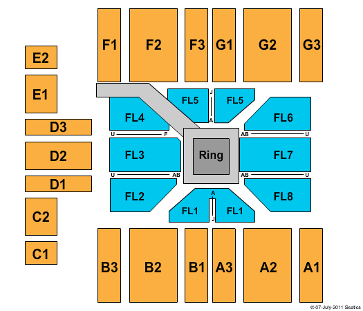Wildwoods Convention Center Seating Map