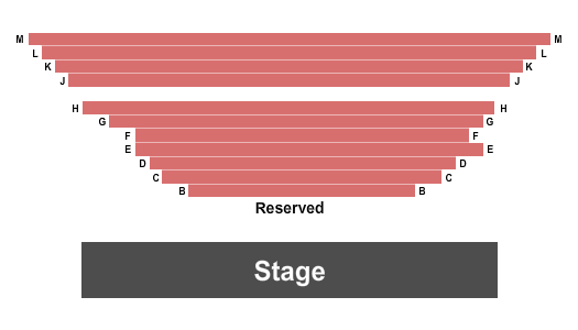 Wildwood Park for the Arts Seating Chart: End Stage