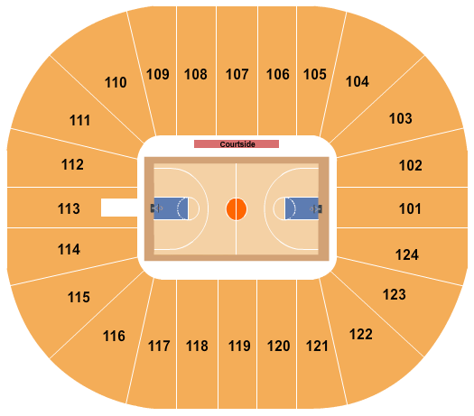 William R. Johnson Coliseum Map