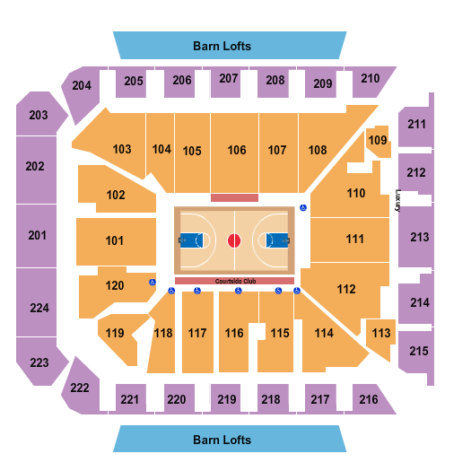 Northwestern Basketball Seating Chart