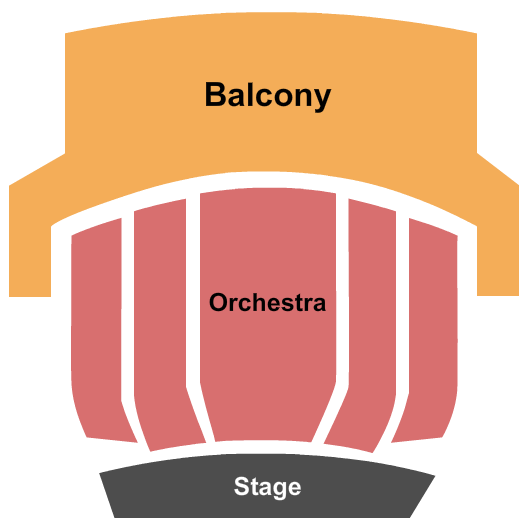 Harris Theater At Sharon Lynne Wilson Center for the Arts Seating Chart: End Stage
