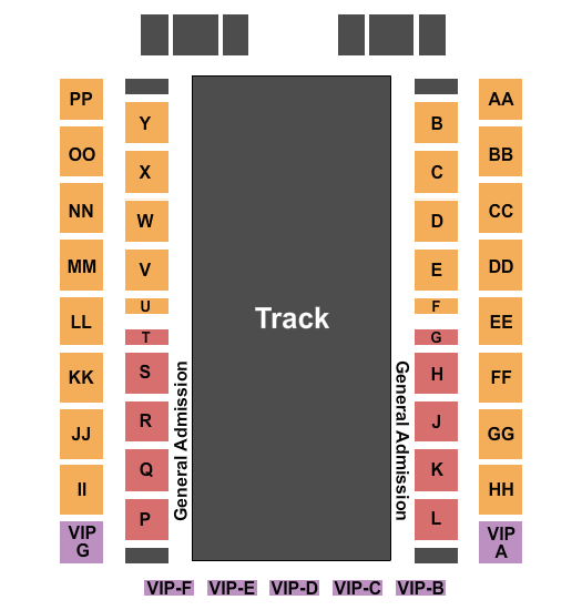 Wilson Logistics Arena Seating Chart: Rodeo