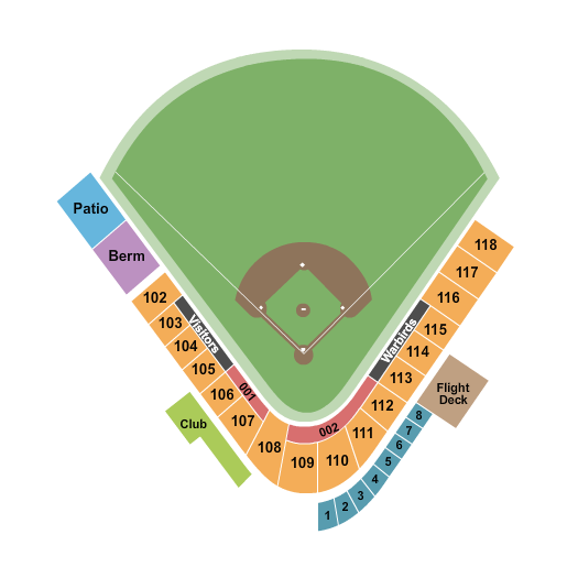 Wilson Stadium - NC Seating Chart: Baseball