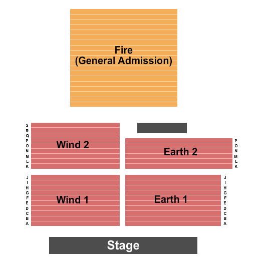 Win-River Resort & Casino Seating Chart: Endstage RSV