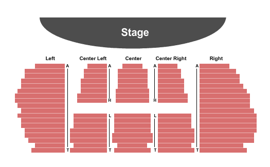 Windermere High School Auditorium Seating Chart: End Stage