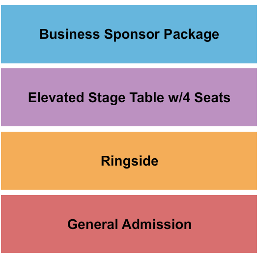 Wing Shack Seating Chart: Micro Wrestling
