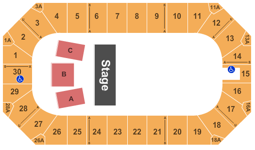Wings Event Center Seating Chart