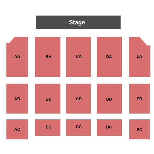 Winnavegas Casino Seating Chart: End Stage