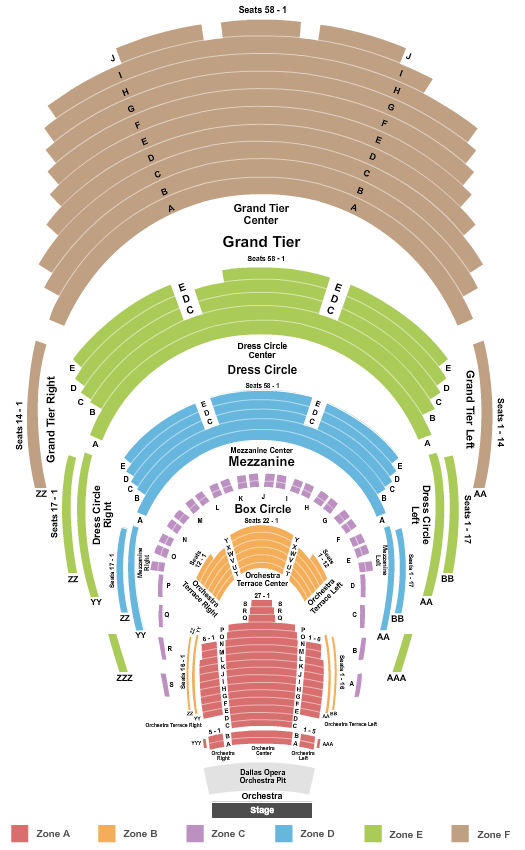 Winspear Opera House Map