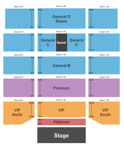 Winstar Casino Seating Chart