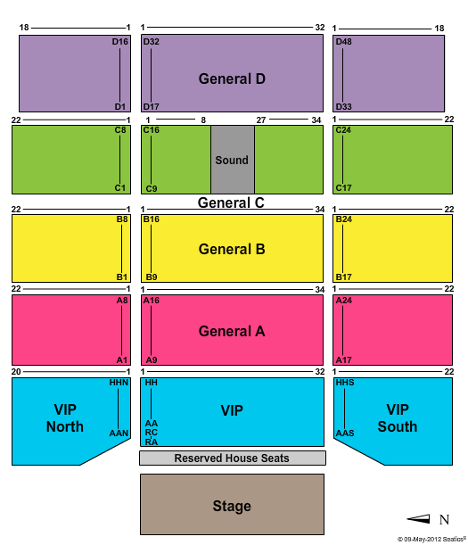Winstar Thackerville Seating Chart
