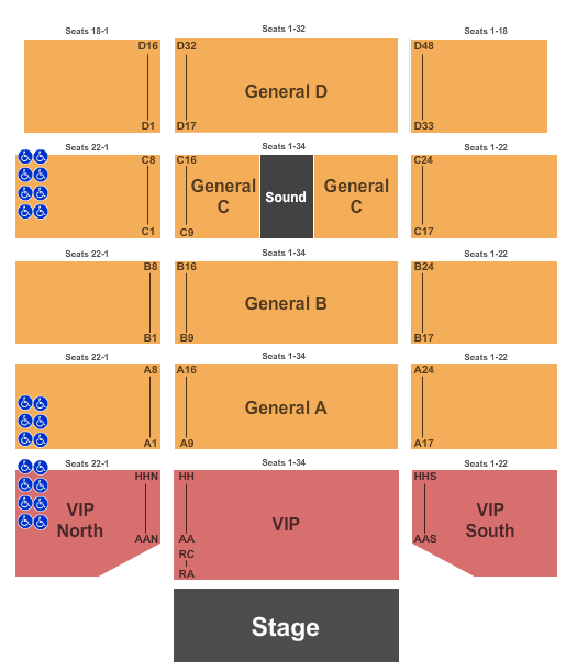 Riverwind Casino Seating Chart