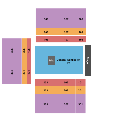Winstar Casino In Thackerville Ok Seating Chart