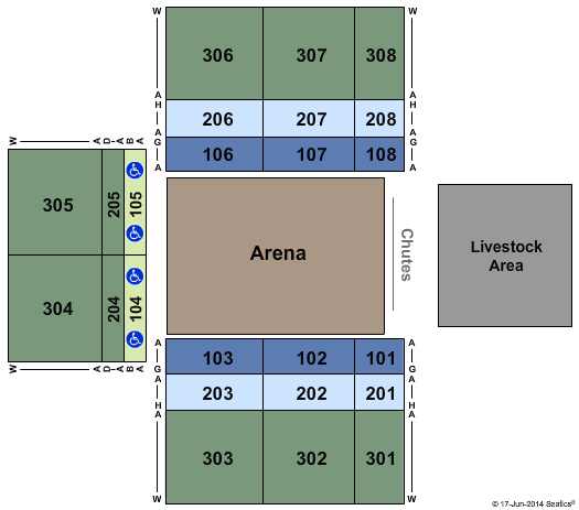 Crown Coliseum Seating Chart