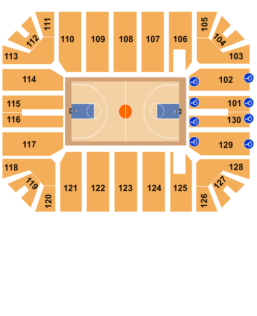 Winthrop Coliseum Seating Chart: Basketball