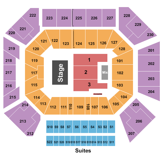 Wintrust Arena Seating Chart: Endstage 4