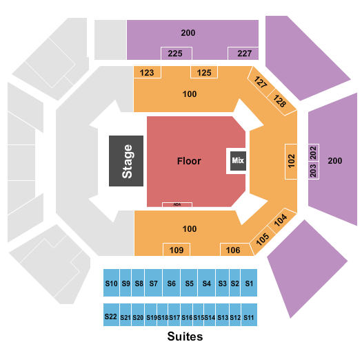 Wintrust Arena Seating Chart: GA By Level