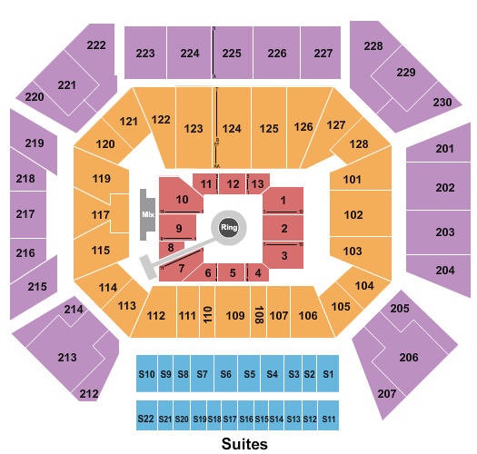 Wintrust Arena Seating Chart: MMA 2