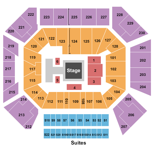 Wintrust Arena Seating Chart: Wrestling - Freestyle