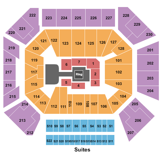 Wintrust Arena Seating Chart: Wrestling 3