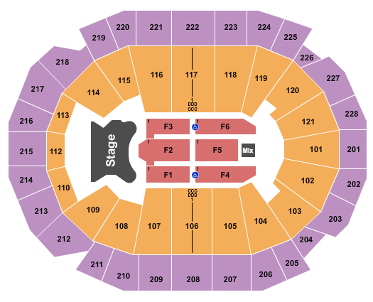 Van Andel Arena Virtual Seating Chart