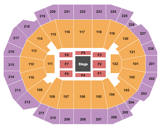 Maroon 5 Forum Seating Chart