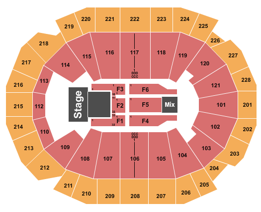 Fiserv Forum Seating Chart