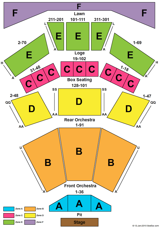 Club Soda Seating Chart Just For Laughs