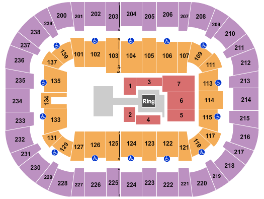 Wolstein Center - CSU Convocation Center Seating Chart: AEW