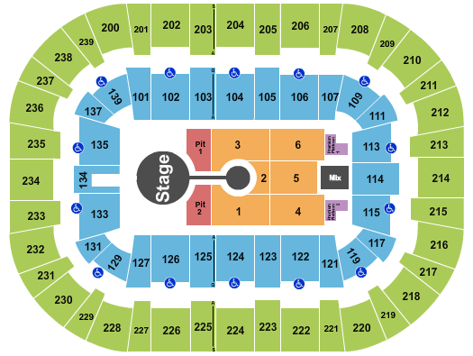 Wolstein Center - CSU Convocation Center Seating Chart: Brandon Lake
