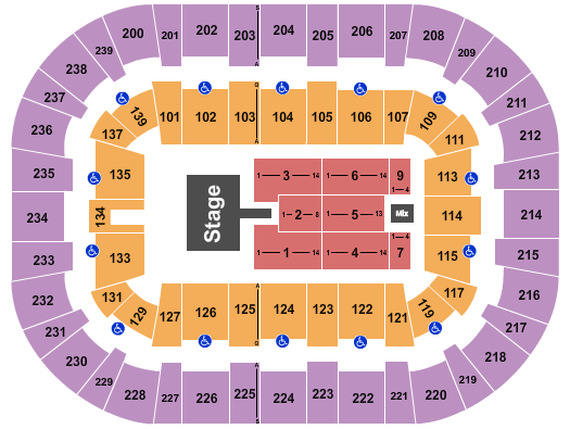 Wolstein Center - CSU Convocation Center Seating Chart: CeCe Winans