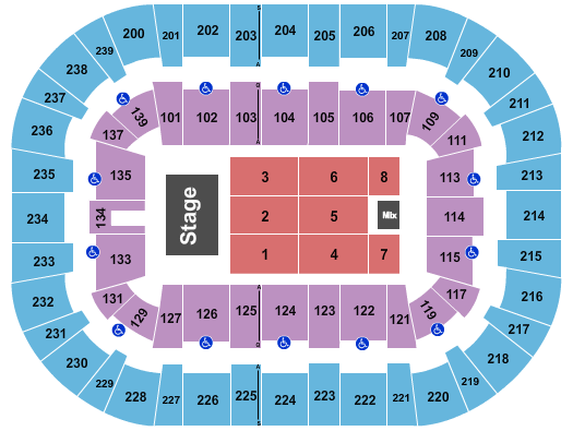 Wolstein Center - CSU Convocation Center Seating Chart: Endstage 7