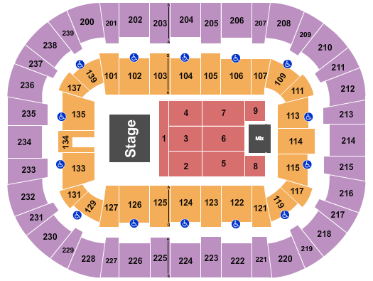 Wolstein Center - CSU Convocation Center Seating Chart: Endstage 8