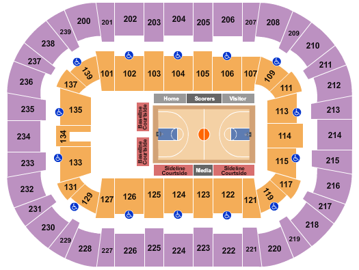 Wolstein Center - CSU Convocation Center Seating Chart: Cleveland State Vikings Basketball