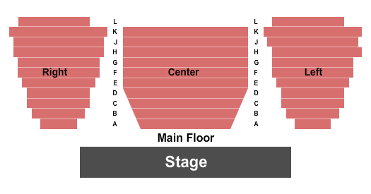 Woodford Theatre Seating Chart: Endstage