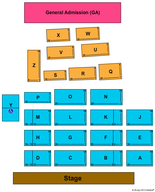 Woods Amphitheatre at Fontanel Seating Chart