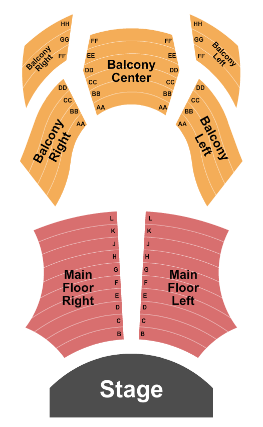 Woodstock Opera House Seating Chart: Endstage MF