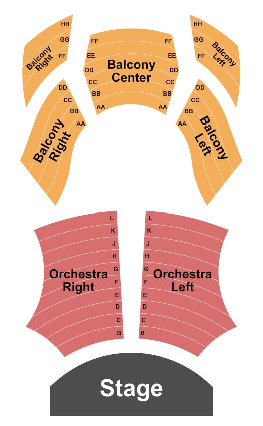 Woodstock Opera House Seating Chart: Endstage