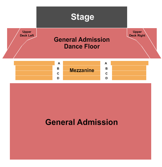 Tabernacle Seating Chart General Admission