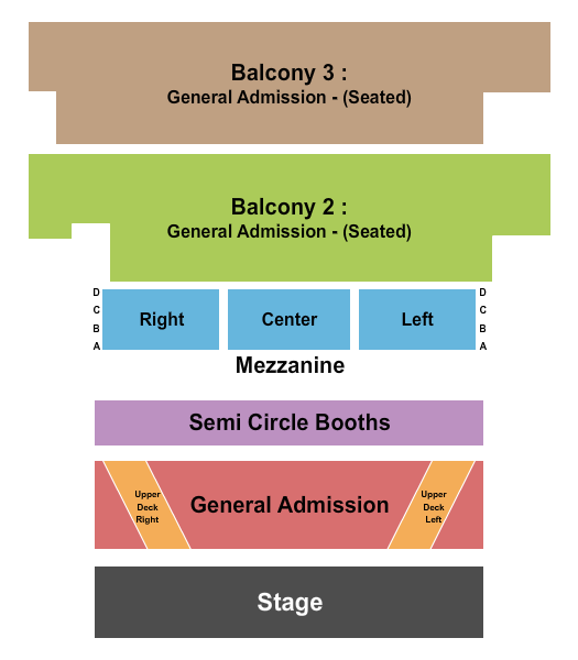 Worcester Palladium Seating Chart: Endstage GA 2