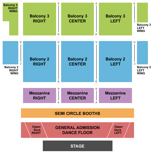 Worcester Palladium Seating Chart: Endstage GA Floor