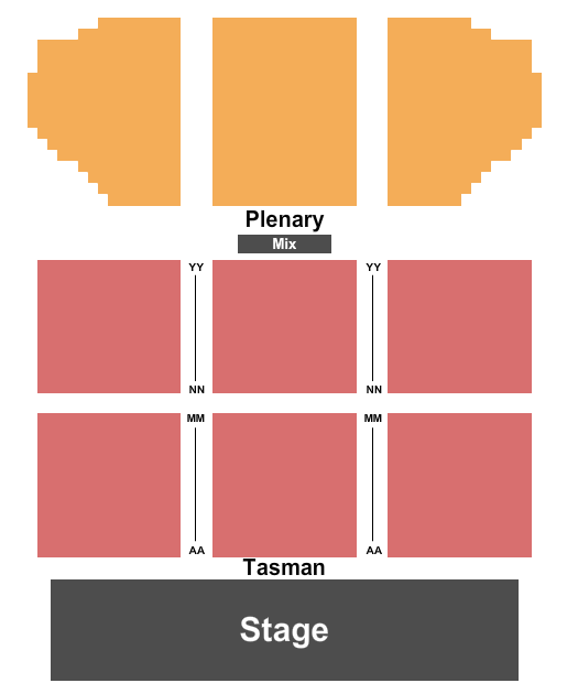 Entertainment Centre At Wrest Point Hobart Hotel & Casino Seating Chart: Endstage Tasman & Plenary