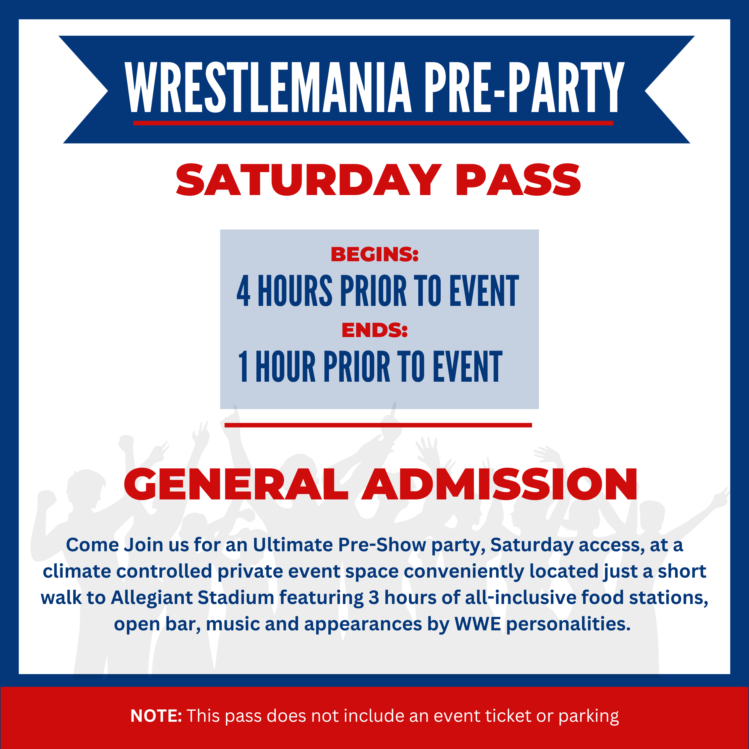 WSKY Stadium Seating Chart: WWE Saturday - Static