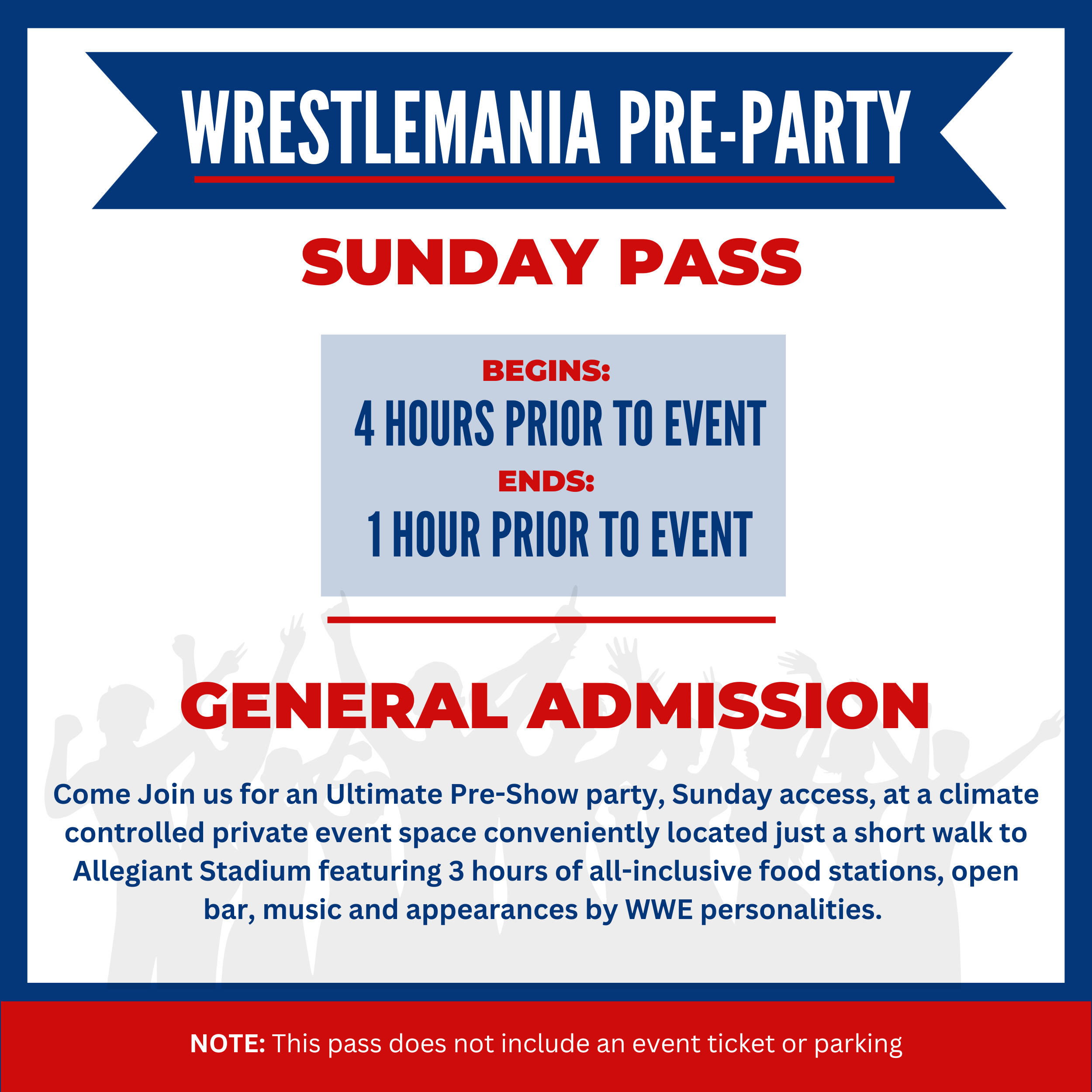 WSKY Stadium Seating Chart: WWE Sunday - Static