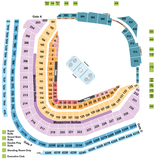 Wrigley Field Seating Chart: Hockey - Winter Classic