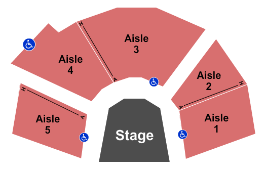 Writers Theatre - Tudor Court Seating Chart: Endstage