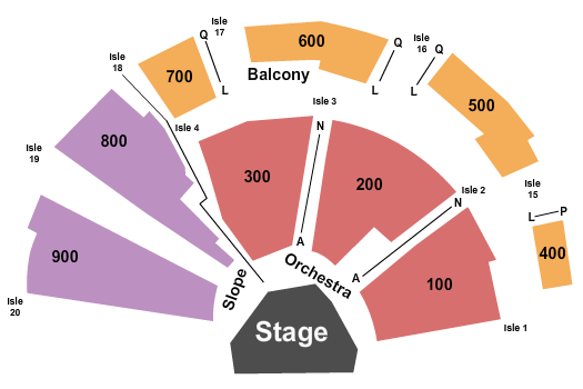 Mcguire Proscenium Seating Chart